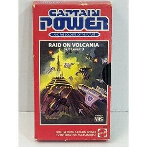 Captain Power & the Soldiers of the Future Raid on Volcania Level 3 (VHS, 1987)